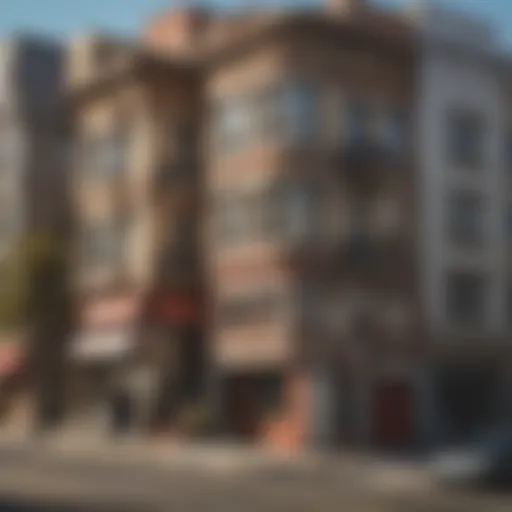 Charming North Beach street view showcasing unique architecture