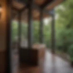 Charming architectural details of a Northeast Portland rental property