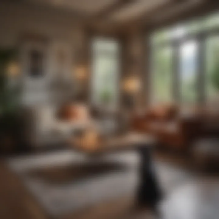 Cozy living space with pets in a rental