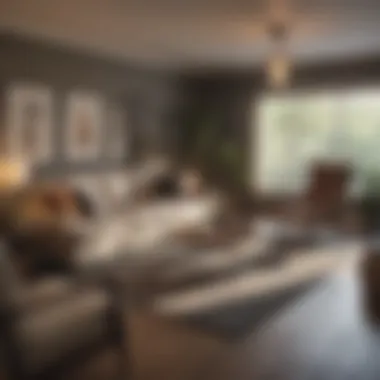 Cozy apartment interior in a Dallas neighborhood