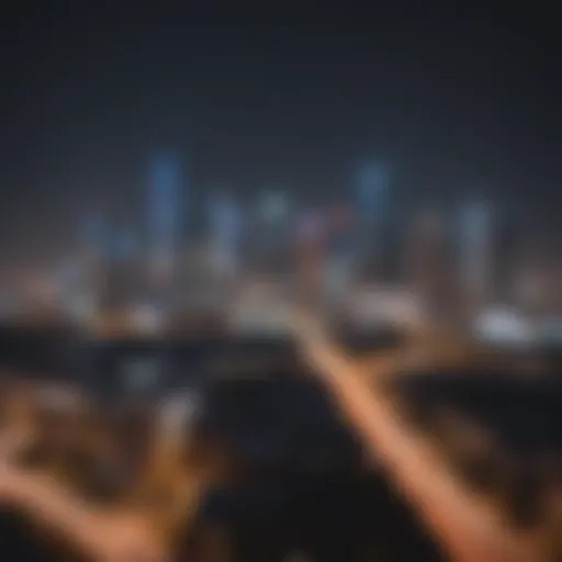 Scenic view of Dallas skyline