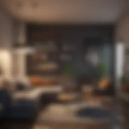 Cozy room interior showcasing rental potential