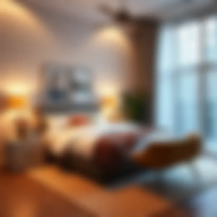 Chic Ambience: Modern Decor in Rental Spaces Trendy decor in a rental room