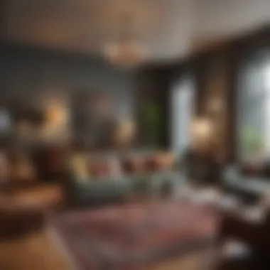 Eclectic Apartment with Vintage Charm An eclectic mix of vintage and modern furnishings in a cozy New York apartment