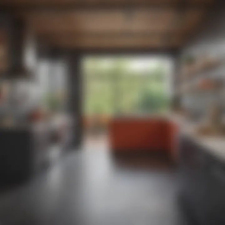 A vibrant kitchen shared by housemates, showcasing collaboration in meal preparation.