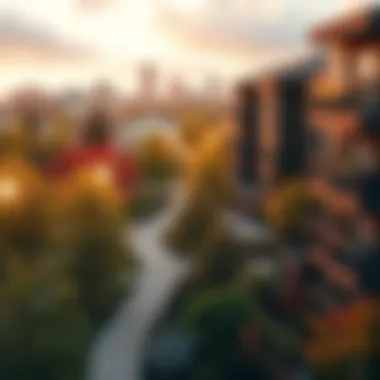 Vibrant Surroundings of Stonebridge Apartments Surrounding environment with parks and urban scenery