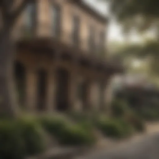 Scenic view of a historic district in San Antonio