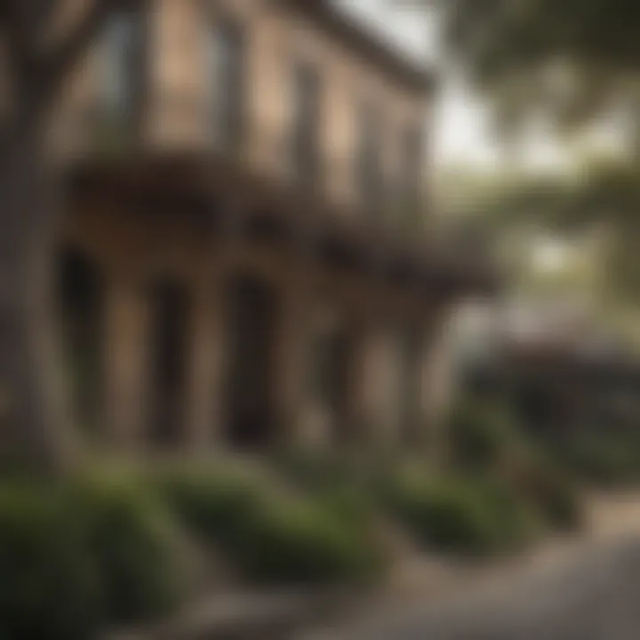 Scenic view of a historic district in San Antonio