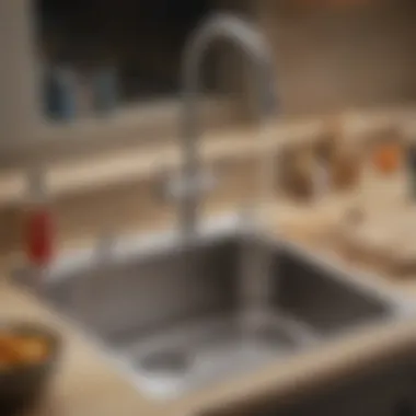 Different types of kitchen sink unclogger tools