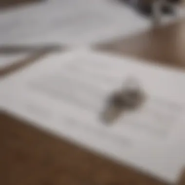 Navigating Lease Agreements for Two-Unit Apartments Close-up of keys and a lease agreement on a table
