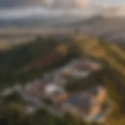 A panoramic view of Bernal Heights showcasing its iconic hillside and vibrant homes