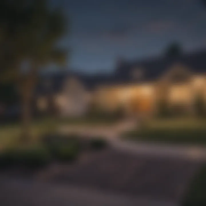 Cozy neighborhood showcasing residential ambiance