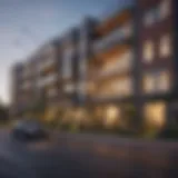 Architectural beauty of Gateway Apartments showcasing modern design