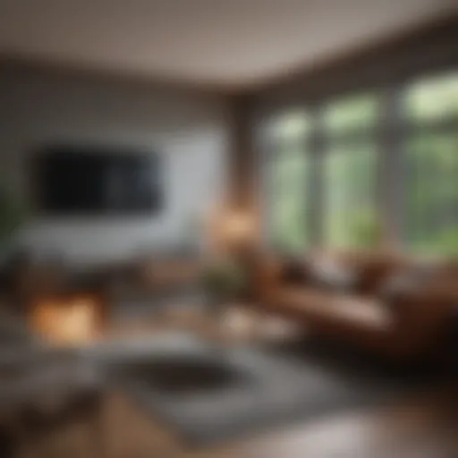Cozy room setup for potential tenants