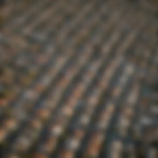 Aerial view of Los Angeles County showcasing diverse neighborhoods