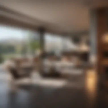 Stylish apartment interior reflecting modern living