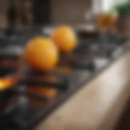 Natural cleaning ingredients for stove tops