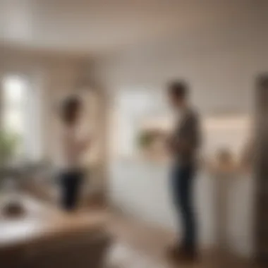 Finding the Right Help in Your Rental Journey A friendly real estate agent assisting a client in a rental search.