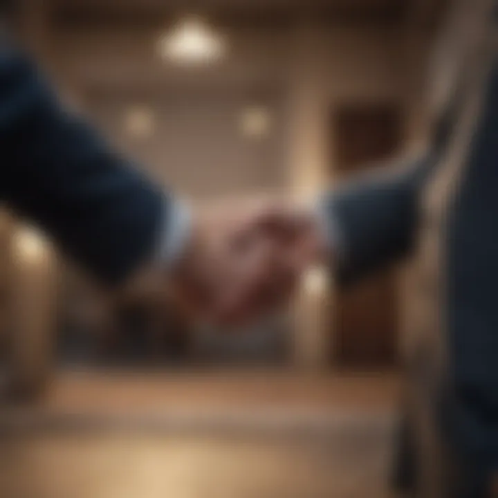 A handshake representing successful negotiation