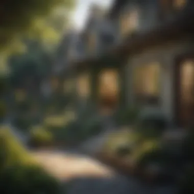 Charming Residential Neighborhoods A cozy residential area in Los Angeles featuring beautiful homes and lush greenery.