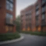 Stunning architectural facade of Park Kennedy Apartments