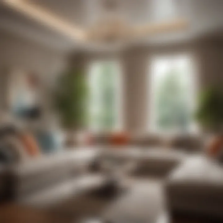 A serene living room environment symbolizing personal space