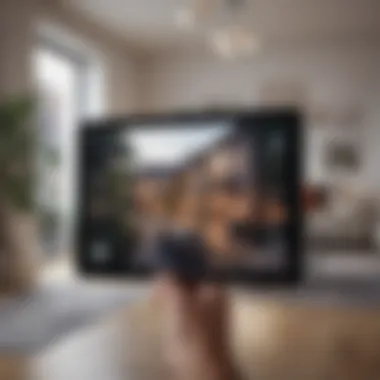 Innovative PropTech Interface A modern digital interface showcasing PropTech applications in real estate.