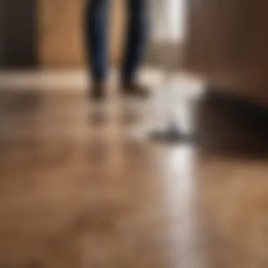 Effective Scrubbing Technique for Laminate Demonstrating a proper scrubbing technique