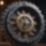 A clock with gears symbolizing time management