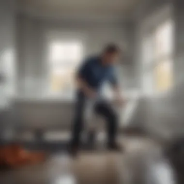Expert Techniques for Effective Unclogging A professional plumber demonstrating proper techniques for bathtub unclogging