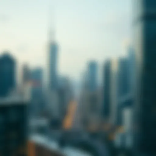 Urban skyline showcasing diverse real estate opportunities