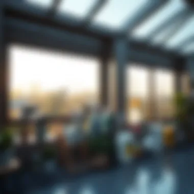 Variety of Window Cleaning Solutions Display of different window cleaning solutions