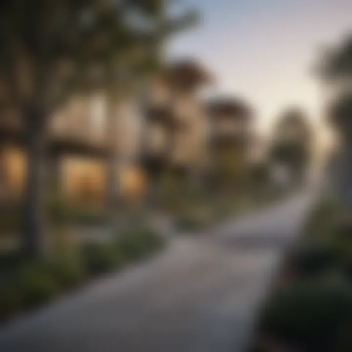 Community atmosphere in a Los Angeles neighborhood featuring parks and social spaces