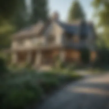Beautiful Homes in a Serene Neighborhood A serene neighborhood showcasing stunning homes