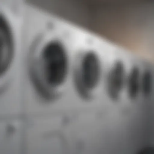 Illustration depicting various types of dryer vents