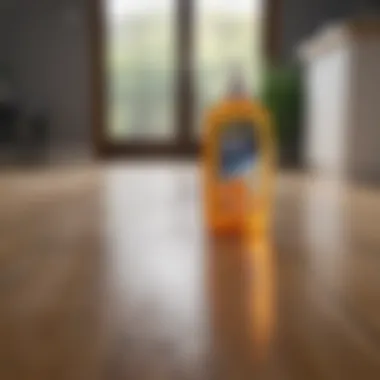 Comparison of cleaning products for laminate floors