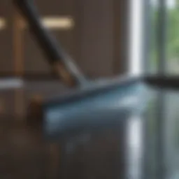 Specialized squeegee for window cleaning