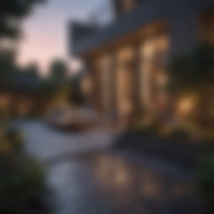 Cozy backyard area of a duplex property