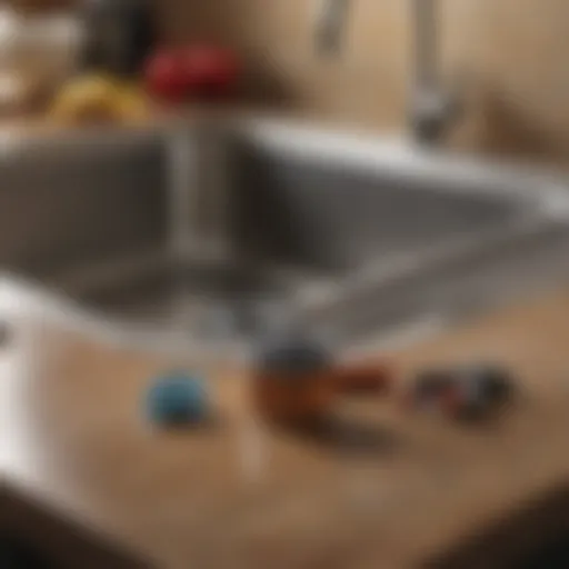 Tools for unclogging a garbage disposal