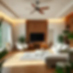 Detailed cleaning of a living room with attention to every corner