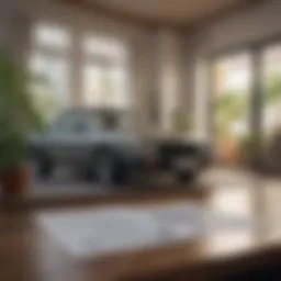 A visual representation of a month-to-month lease agreement