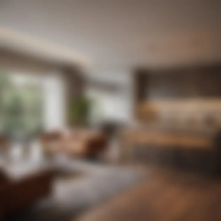 Interior layout of a multi-unit property demonstrating space utilization