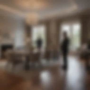 Engaging with Turn Key Realtors A turn key realtor discussing options with clients