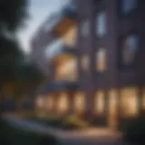 Graduate housing at Upenn featuring modern architecture