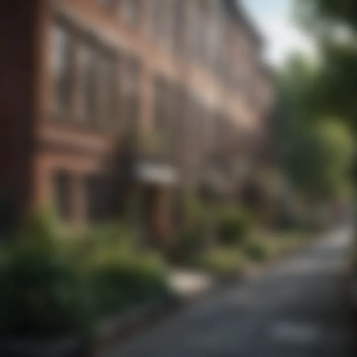 Vibrant neighborhood surrounding Upenn's graduate housing
