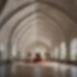 A beautifully vaulted ceiling showcasing elegant architectural design