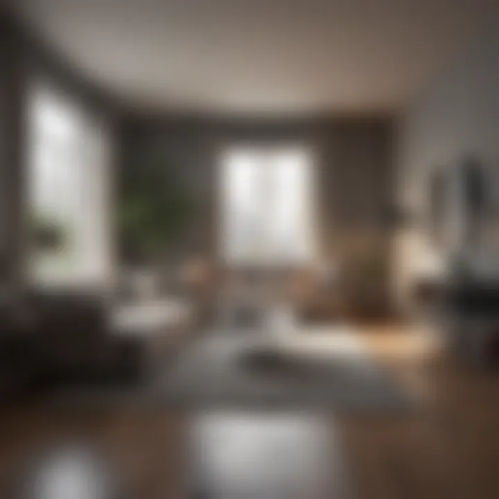 Interior of a modern apartment in Washington DC