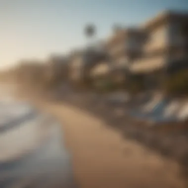 Enjoy the Coastal Lifestyle in Santa Monica Relaxing beach view in Santa Monica
